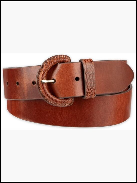 Genuine Leather Double Loop Dress Belt for Jeans & Trousers main image 6